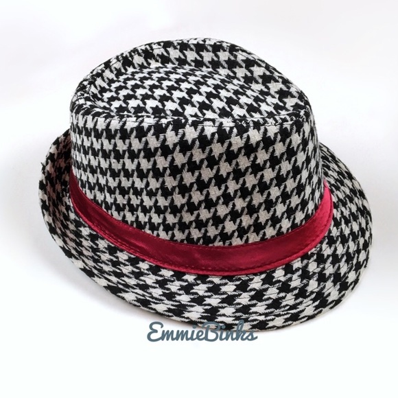 New Unisex Houndstooth University of Alabama Coach Bear Bryant Style  Fedora Hat - Picture 2 of 10